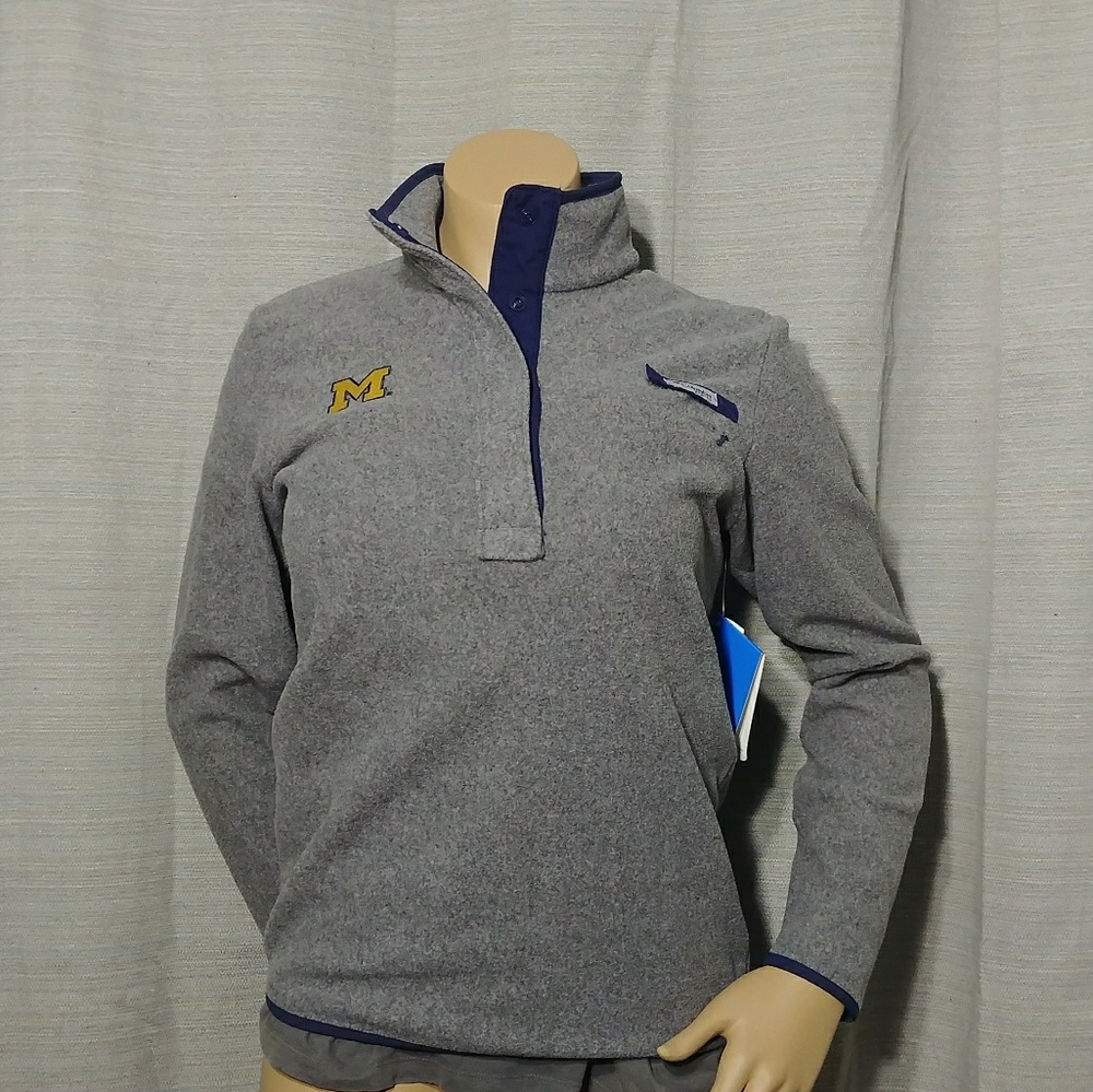 Michigan Collegiate Harborside Fleece Pullover